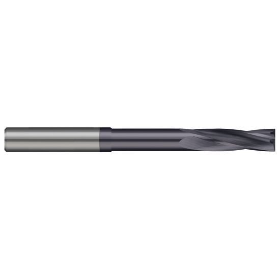 Picture of Harvey Tool 25511-C3 .1719 D x 1.375 RCH Flat End CBore AlTiNCounter Bore Carbide AlTiN Single End Square Sharp